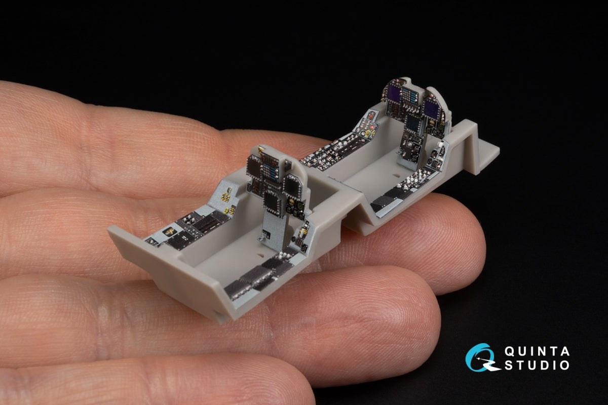 Quinta Studio QDS-48346 FA-18D early 3D-Printed &amp;amp; coloured Interior on decal paper (Hasegawa) (small version) 1/48 – imagen 6