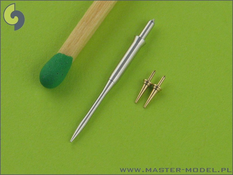 Master AM-32-032 F-16 Pitot Tube &amp;amp; Angle Of Attack probes 1/32 – Bild 4