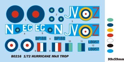 Hobby Boss 80216 &amp;quot;Hurricane&amp;quot; MK II TORP 1/72 – imagen 2