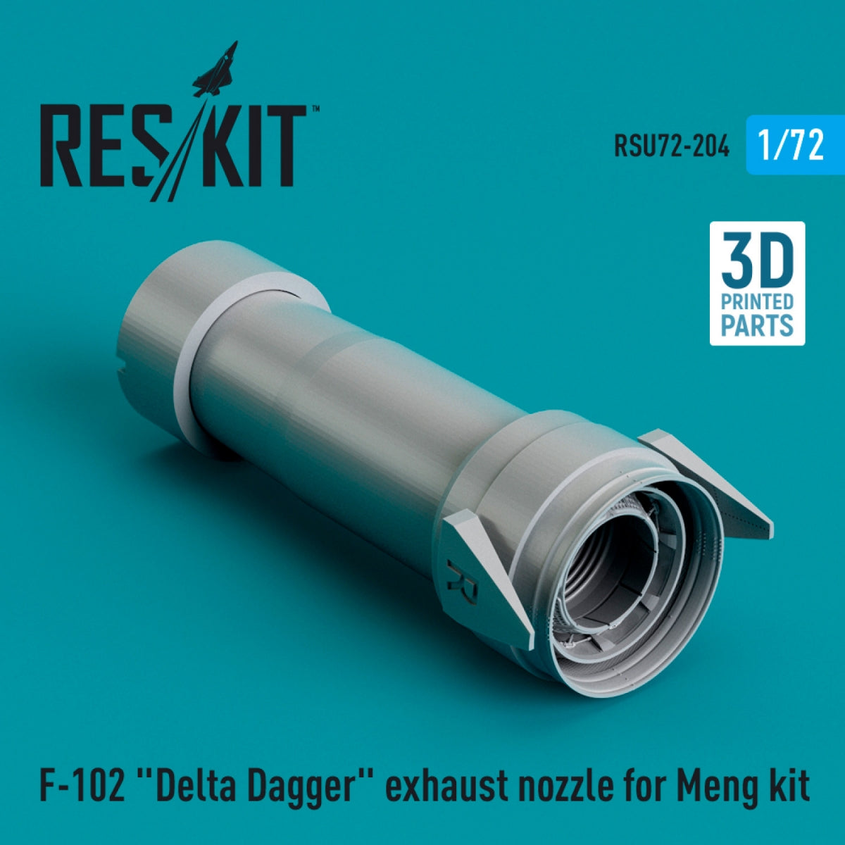 RESKIT RSU72-0204 F-102 "DELTA DAGGER" EXHAUST NOZZLE FOR MENG KIT (3D PRINTED) 1/72
