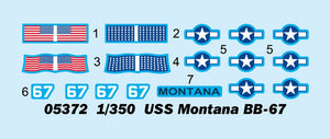 Trumpeter 05372 USS Montana BB-67 1/350 – imagen 3