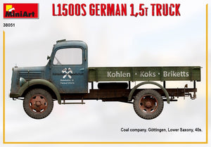 MiniArt 38051 L1500S CAMION ALLEMAND 1.5T 1/35  – image 3