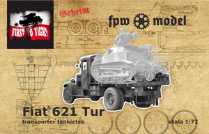 FPW Model 72021 Fiat 621 Tur - transporter tankietek 1/72