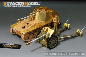 Voyager Model PE35958 WWII German self-propelled howitzer Wespe basic For TAMIYA 35200/35358 1/35 – immagine 25