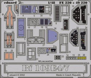 Eduard FE220 Bf 109E-4/7 1/48 Tamiya