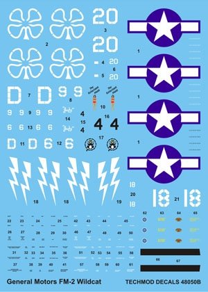 Techmod 48050 - General Motors FM-2 Wildcat 1/48