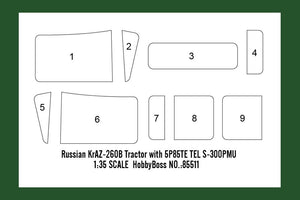 Hobby Boss 85511 Russian KrAZ-260B Tractor with 5P85TE TEL S-300PMU 1/35 – imagen 13