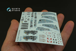 Quinta Studio QD32006 Su-25UB 3D-Printed &amp;amp; coloured Interior on decal paper (for Trumpeter kit) 1/32 – imagen 4