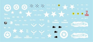 Star Decals 72-A1080 US Armor Mix # 1. US M4A3E8 &amp;#39;Easy Eight&amp;#39; tanks in NV Europe 1944-45 1/72 – zdjęcie 3