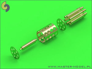 Master AM-48-081 Fairchild A-10 Thunderbolt II - GAU-8 Avenger gun tip and Pitot Tube 1/48 – immagine 2