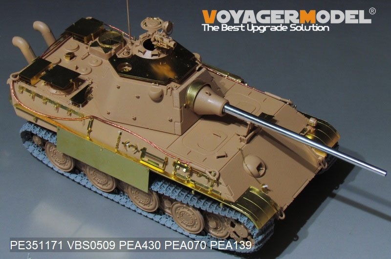 Voyager Model PE351171 WWII German Panther F Basic（For RFM 5045） 1/35 – zdjęcie 4