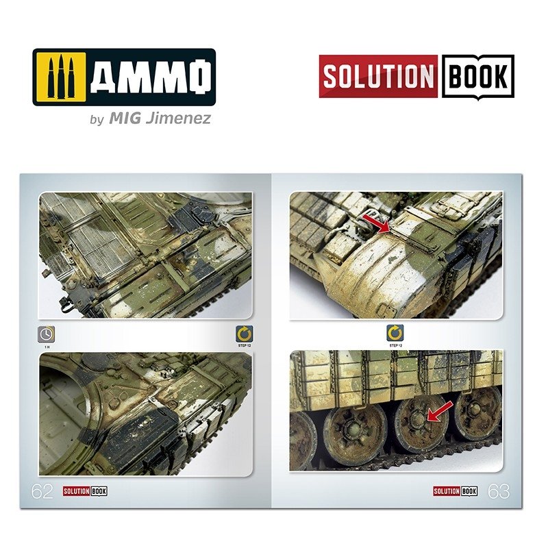 Ammo of Mig 6518 SOLUTION BOOK HOW TO PAINT MODERN RUSSIAN TANKS (Multilingual) – imagen 5