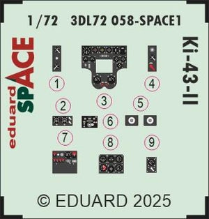 Eduard 3DL72058 Ki-43-II SPACE ARMA HOBBY 1/72 – imagen 4