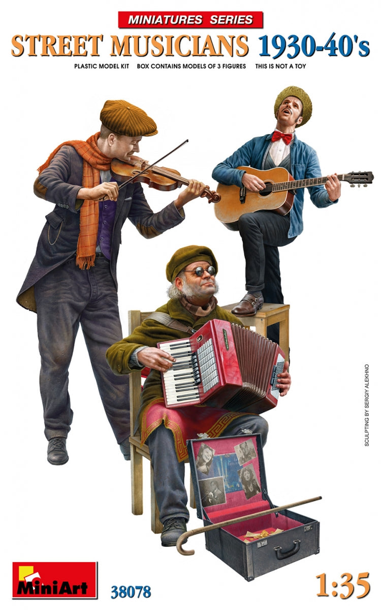 MiniArt 38078 STREET MUSICIANS 1930-40's 1/35