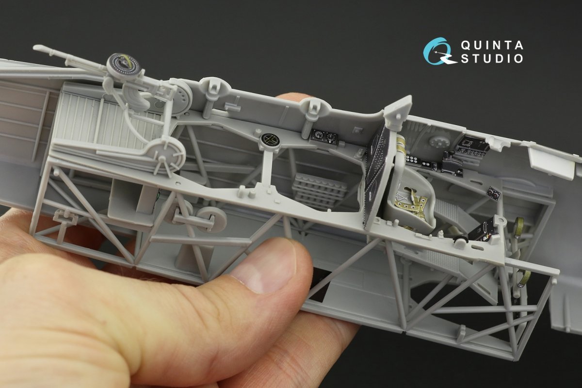 Quinta Studio QD32117 Fairey Swordfish Mk.II 3D-Printed &amp;amp; coloured Interior on decal paper (Trumpeter) 1/32 – Bild 12
