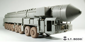 E.T. Model P35-114 15U175 TEL of RS-12M1 Topol-M ICBM complex Sagged wheels For TRUMPETER Kit 1/35 – zdjęcie 5