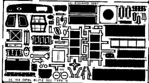 Eduard 35154 Blitz 3(t) type S 1/35 Italeri – imagen 2