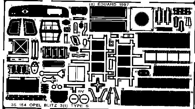 Eduard 35154 Blitz 3(t) type S 1/35 Italeri – imagen 2