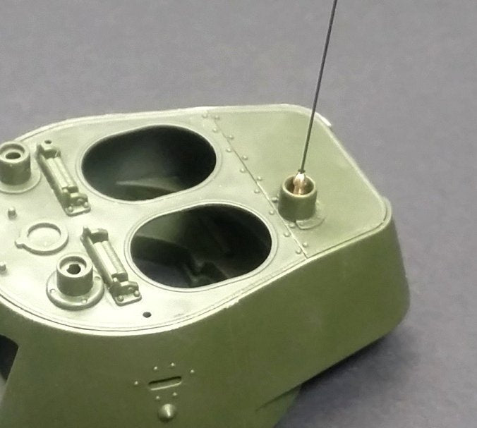Panzer Art SU35-003 Support d'antenne pour véhicule blindé soviétique de la Seconde Guerre mondiale (1940-43, 3 pièces) 1/35