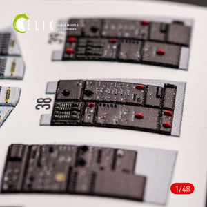 KELIK K48068 F-14A TOMCAT LATE INTERIOR 3D DECALS FOR TAMIYA KIT 1/48 – zdjęcie 5