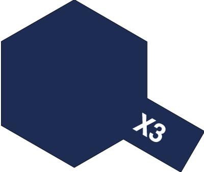 Tamiya X3 Royal Blue (81503) Acrylic paint 10ml – immagine 2
