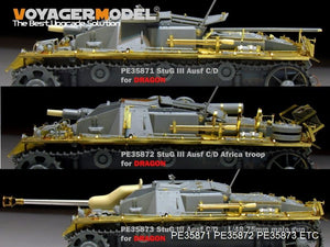 Voyager modèle PE35871 WWII allemand StuG.III Ausf.C/D Basic pour DRAGON 1/35  – image 7