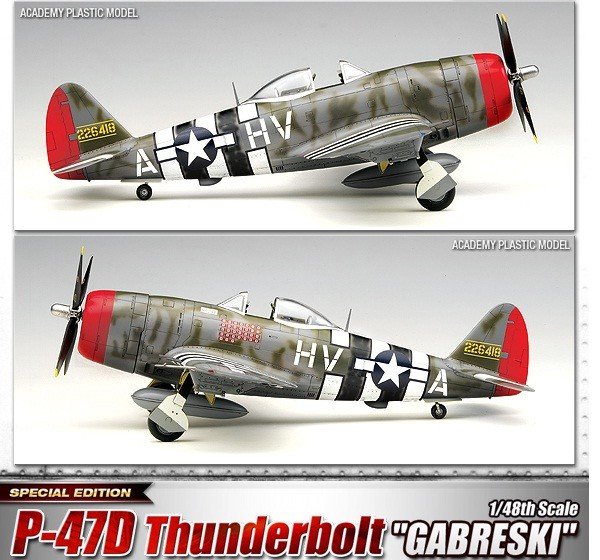 Academy 12222 P-47D Thunderbolt (GABRESKI)1/48 – immagine 5