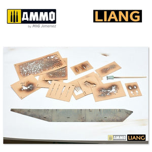 Liang 0004 Handprint &amp;amp; Shoeprint Airbrush Stencils – imagen 6