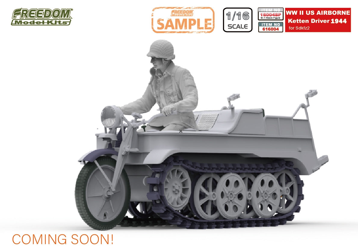 Freedom 16004 SDKFZ-2 Capfured by US Army WW2 1/16 – Bild 2