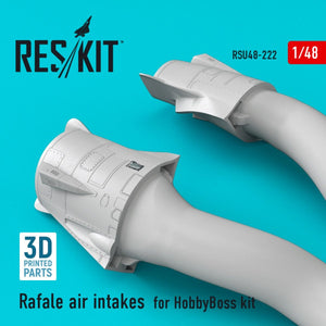 RESKIT RSU48-0222 RAFALE AIR INTAKES FOR HOBBYBOSS KIT (3D PRINTING) 1/48 – zdjęcie 3