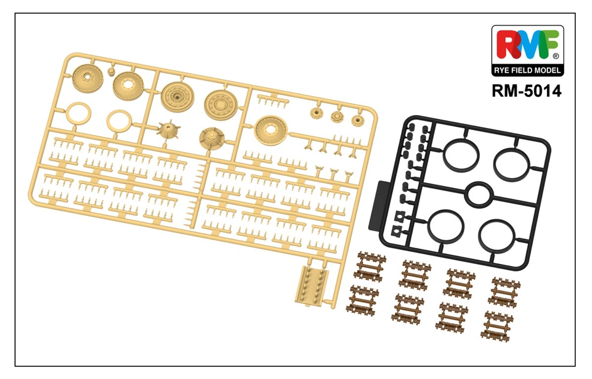 Rye Field Model 5014 Workable Track Links for Panther Ausf. A/G 1/35 – zdjęcie 2