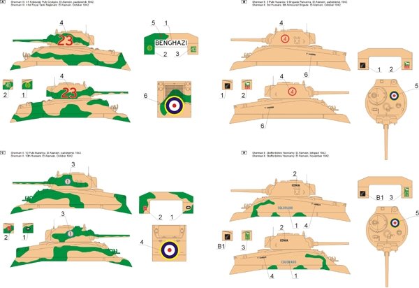 ToRo Model 35D58 - British Sherman tanks at Alamein vol.2 1/35 – imagen 2