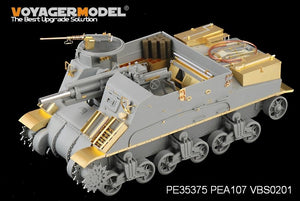 Voyager Model PE35375 WWII U.S. M7 Priest Mid Production w/Ammunition case/telephone set for DRAGON 6637 1/35 – imagen 3