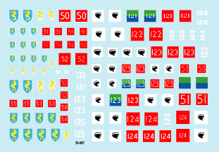 Star Decals 35-968 4e et 27e brigades blindées britanniques 1/35 – image 2