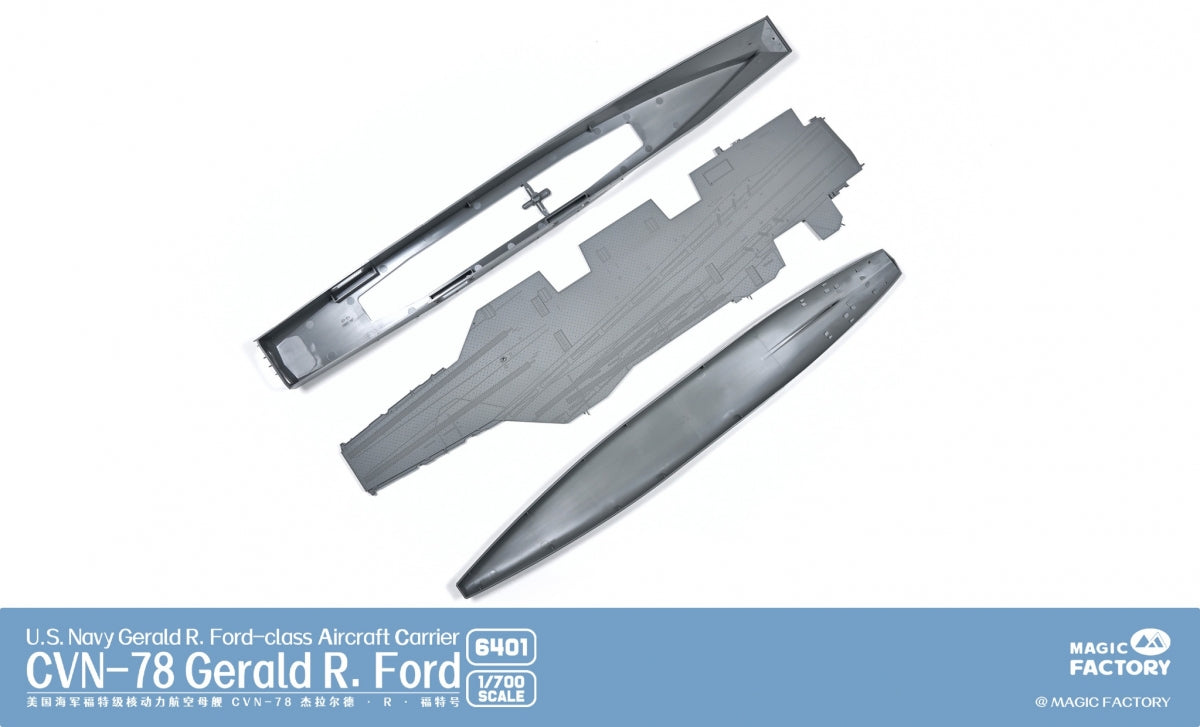 Magic Factory 6401 USS Gerald R. Ford (CVN-78) - Porte-avions de classe Gerald R. Ford de l&amp;#39;US Navy, échelle 1/700 – image 13