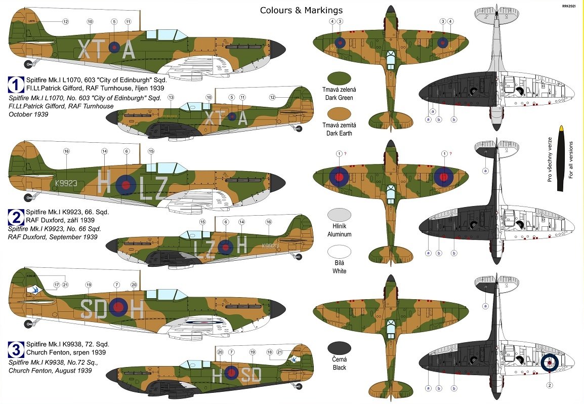 Kovozavody Prostejov KPM0261 Spitfire Mk.Ia « hélice à trois lames » 1/72 – image 2