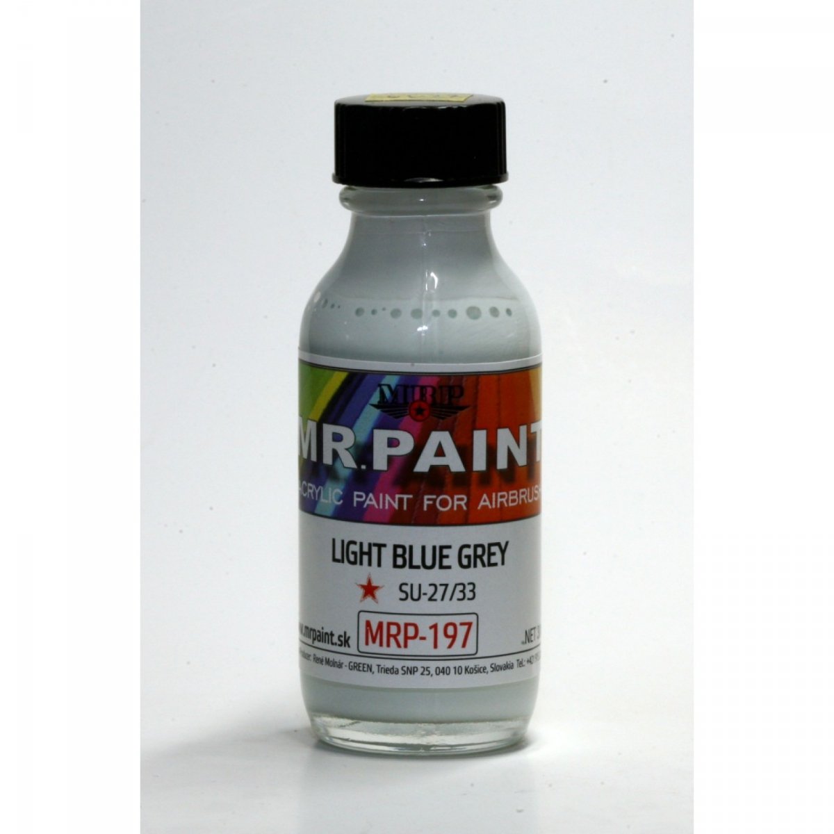 MR. Paint MRP-197 LIGHT BLUE GREY SU-27/33 30ml – immagine 2