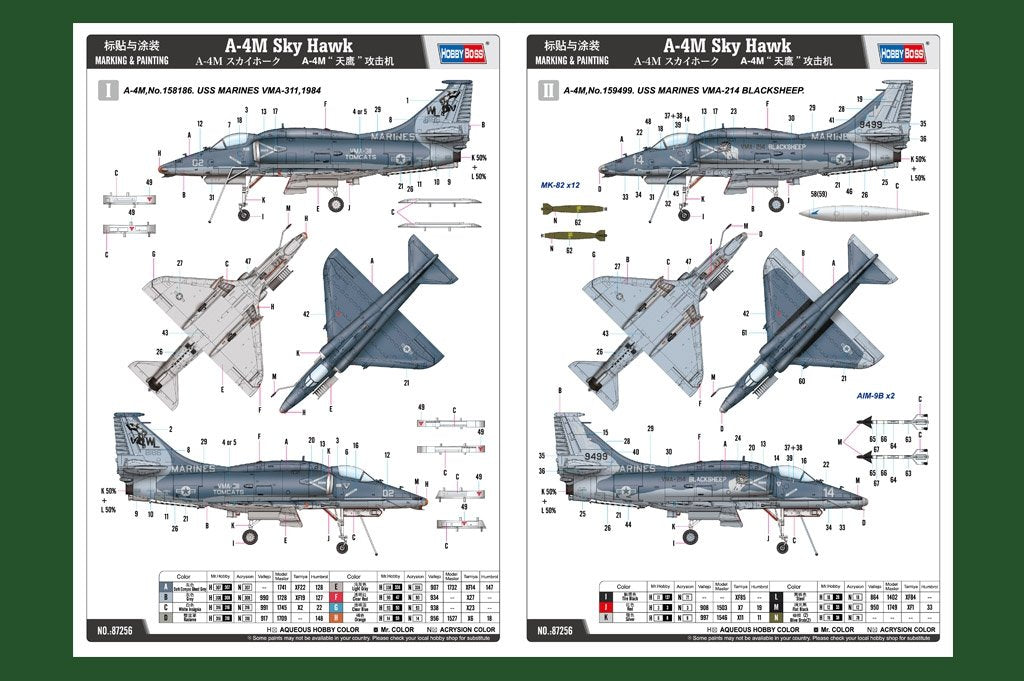 Hobby Boss 87256 A-4M Sky Hawk 1/72 – image 2