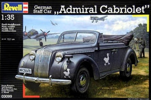 Revell 03099 Voiture d&amp;#39;état-major allemande - Cabriolet Amiral (1/35)