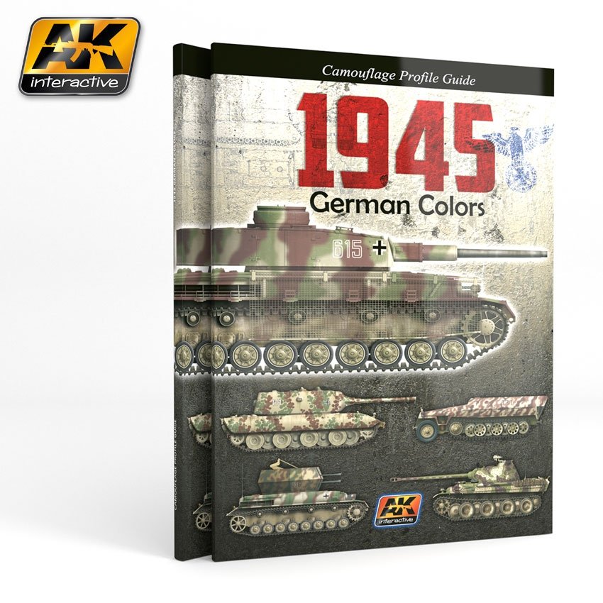 AK Interactive AK403 1945 COULEURS ALLEMANDES. GUIDE DE PROFIL DE CAMOUFLAGE (Anglais)