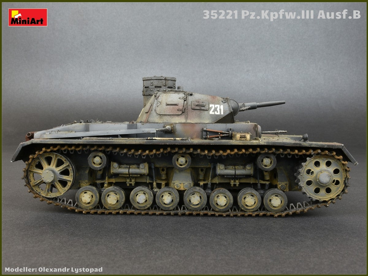 MiniArt 35221 Pz.Kpfw.III Ausf.B w/Crew 1/35 – Bild 8