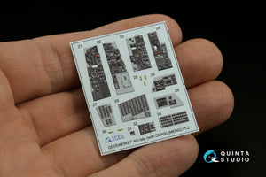 Quinta Studio QDS-48342 F-4G late 3D-Printed &amp;amp; coloured Interior on decal paper (Meng) (Small version) 1/48 – Bild 6