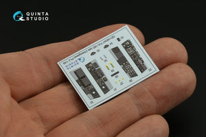 Quinta Studio QDS+48347 FA-18D late 3D-Printed coloured Interior on decal paper (Hasegawa) (with 3D-printed resin parts) (Small version) 1/48 – imagen 4