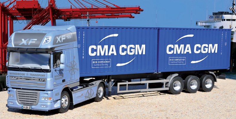 Italeri 3861 DAF XF105 with 2 x 20ft container 1/24 – immagine 2