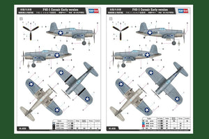 Hobby Boss 80381 F4U-1 Corsair Early version 1/48 – imagen 4