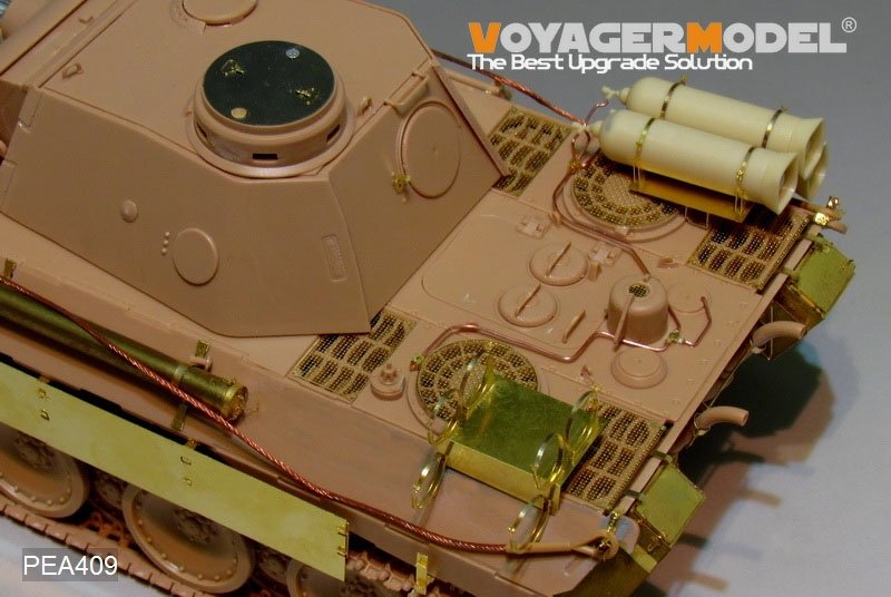 Maquette Voyager PEA409 Réservoirs de carburant « Stadtgas » du char allemand Panther D de la Seconde Guerre mondiale, échelle 1/35 – image 5