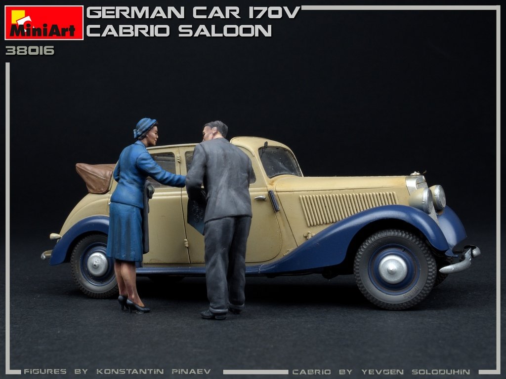 MiniArt 38016 GERMAN CAR 170V CABRIO SALOON 1/35 – imagen 3