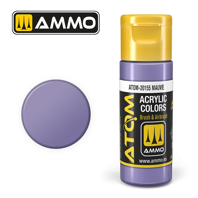 MUNITIONS de Mig Jimenez 20155 ATOM COLOR Mauve 20ml