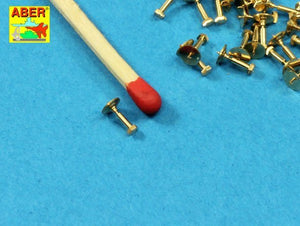 Aber 16112 Turned Hexagonal bolts (1,34x2,60mm) x 30 pcs. 1/16 – imagen 2