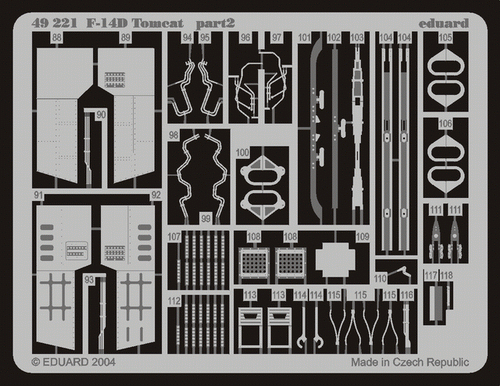 Eduard 49221 F-14D 1/48 Hasegawa – imagen 3